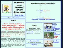 Tablet Screenshot of mnhpva.org